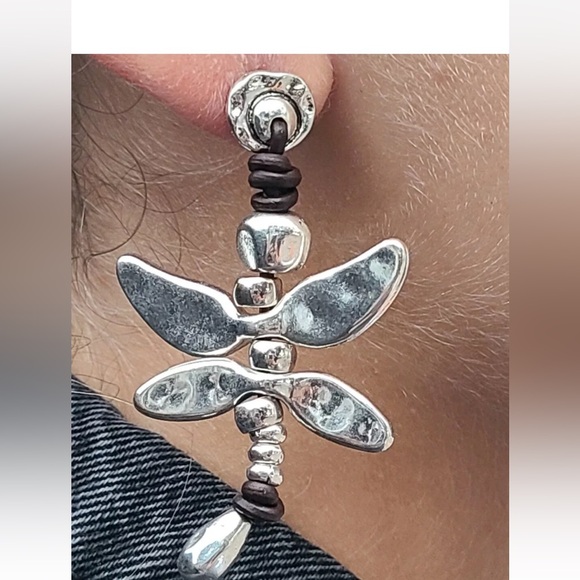 Dragonfly - Bohemian Earrings - Picture 5 of 9